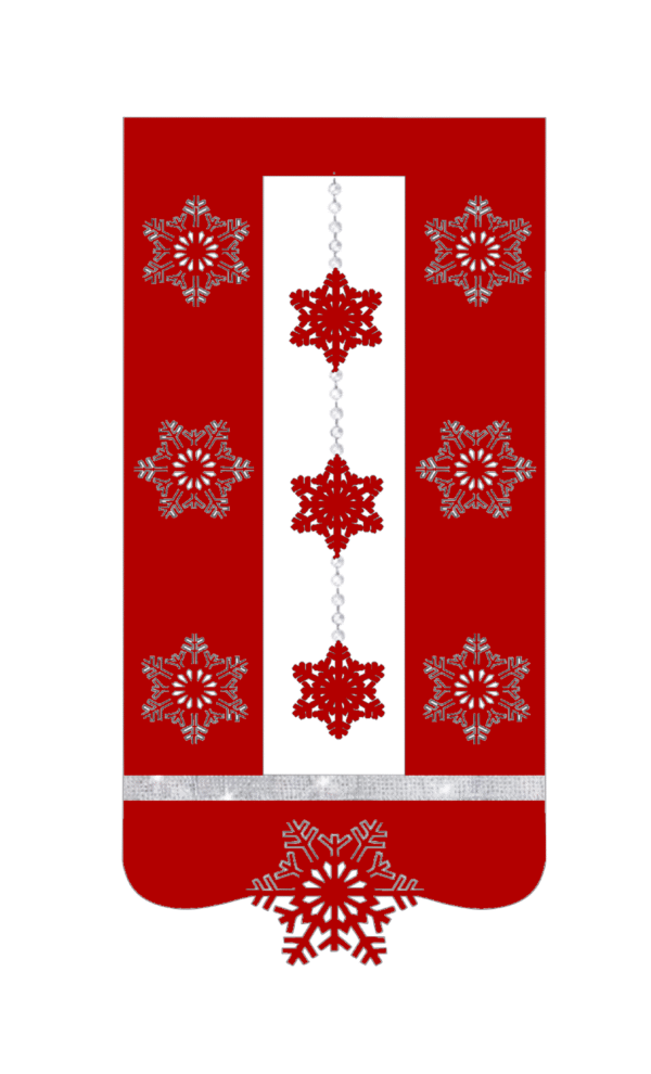 R7Panel świąteczny śnieżynki